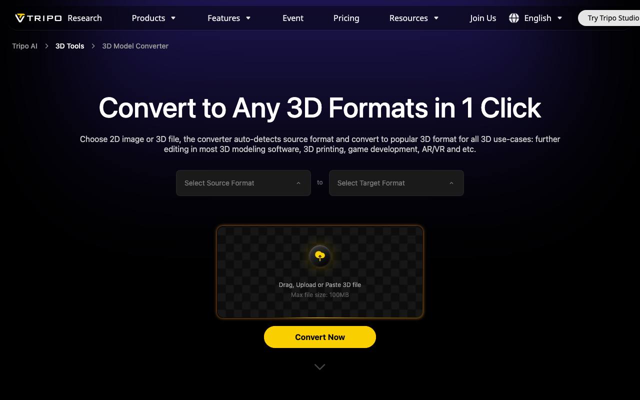3D Converter screenshot