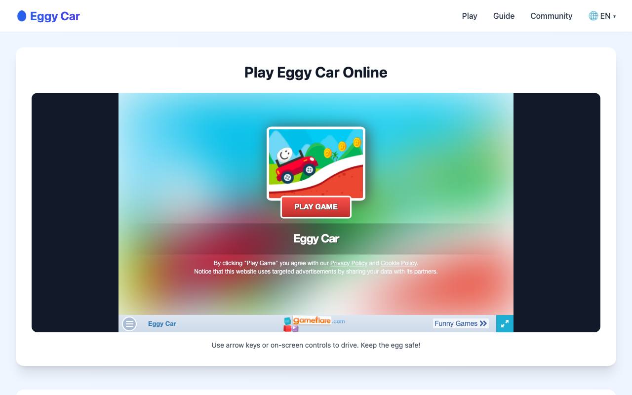Eggy Car screenshot