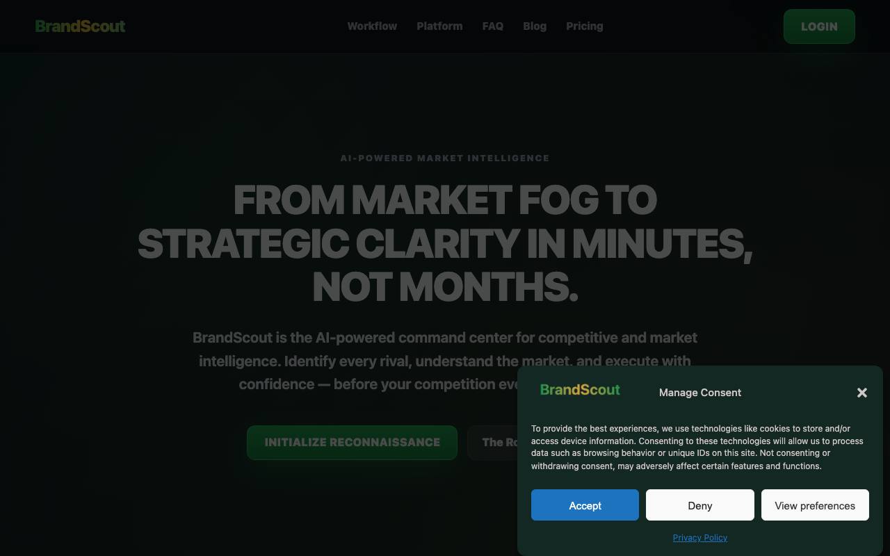 Brandscout screenshot