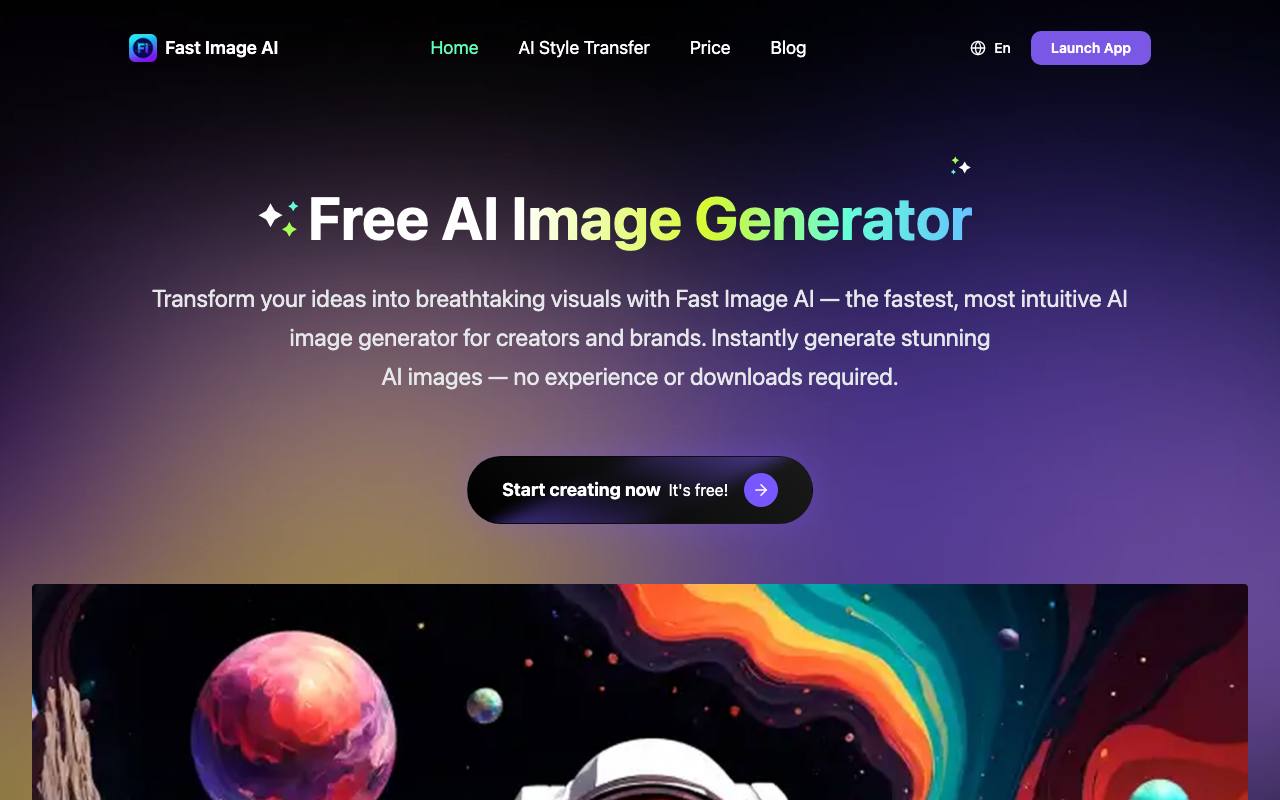 Fast Image AI screenshot