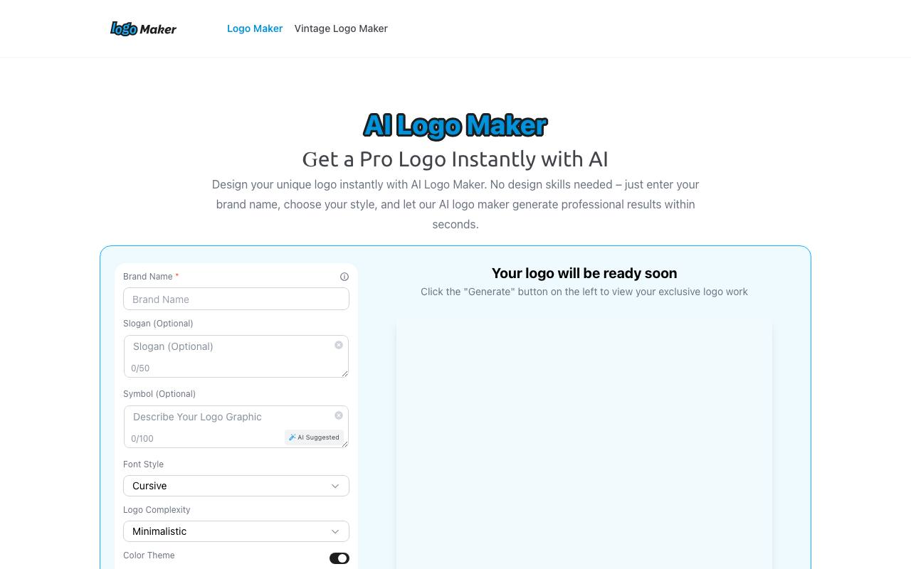 AI Logo Maker screenshot