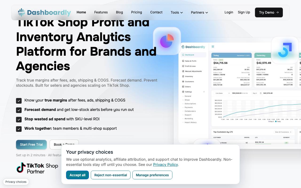 Dashboardly Inc screenshot
