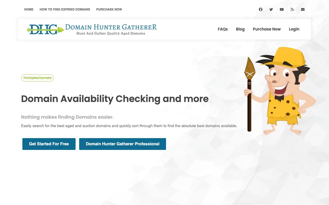 Domain Hunter Gatherer screenshot