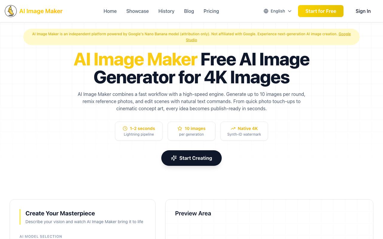 Nano Banana Pro AI screenshot