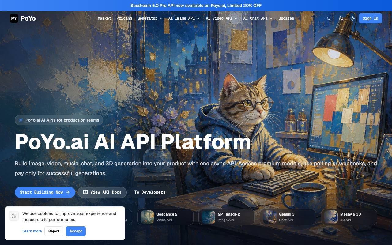 PoYo API screenshot