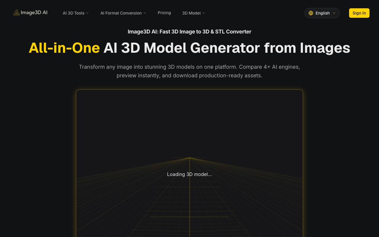 Image3D AI screenshot