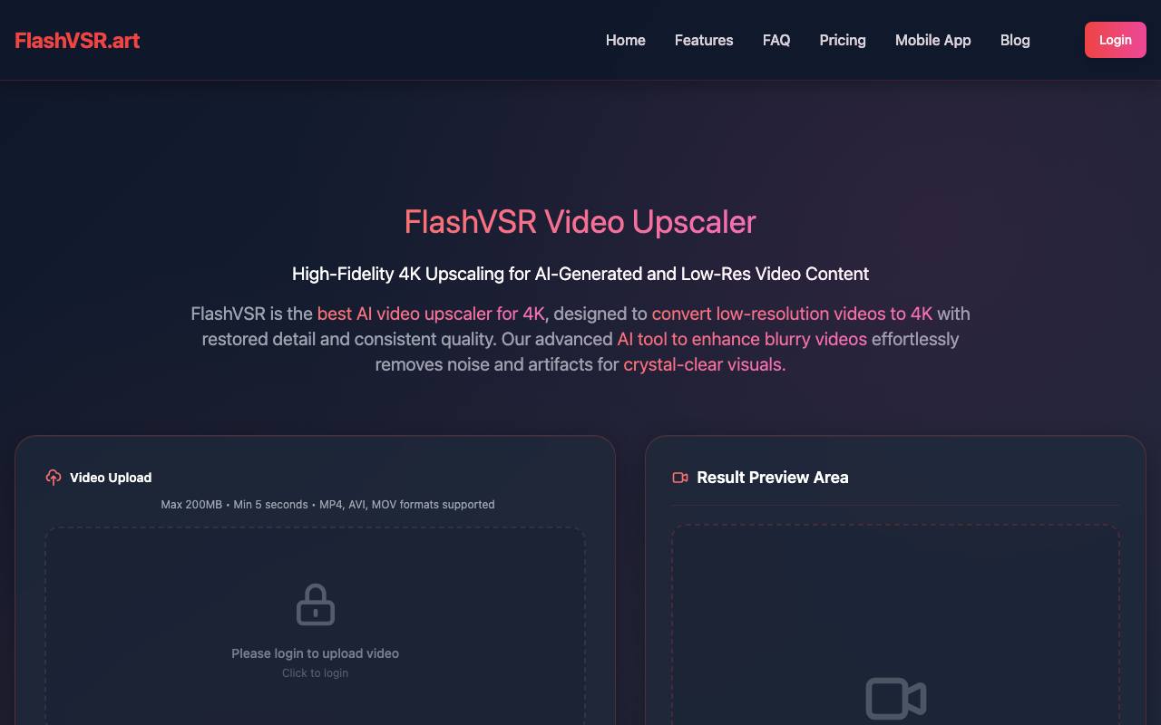 FlashVSR screenshot