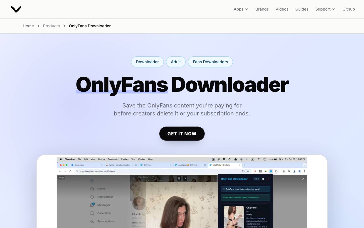 Onlyfans Downloader screenshot
