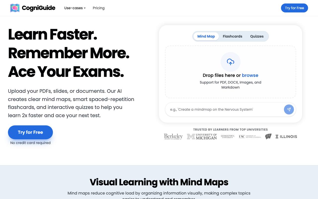 CogniGuide screenshot