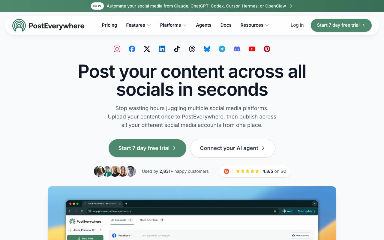 PostEverywhere.ai screenshot
