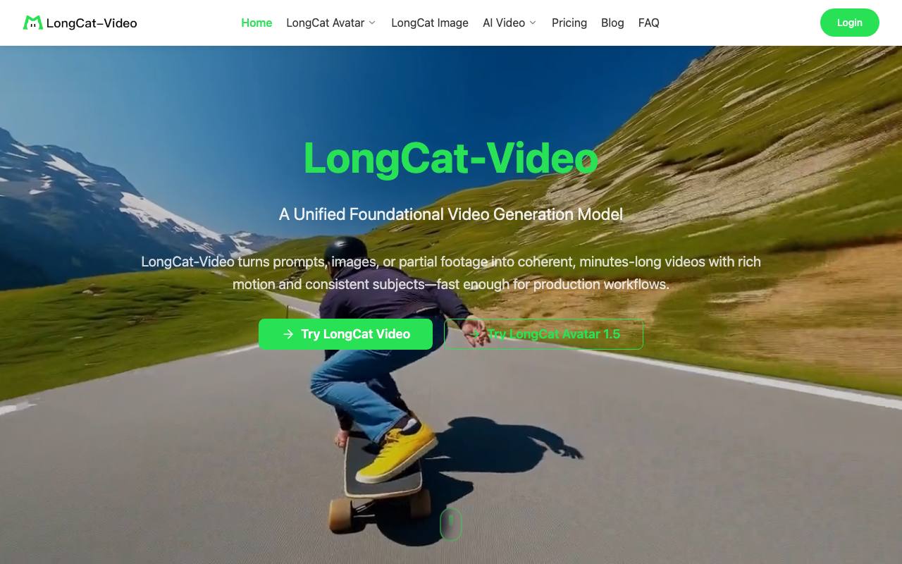 LongCat-video screenshot