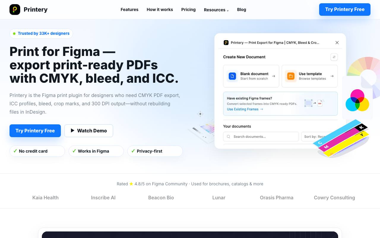 Tool Submission: Printify | Print for Figma screenshot