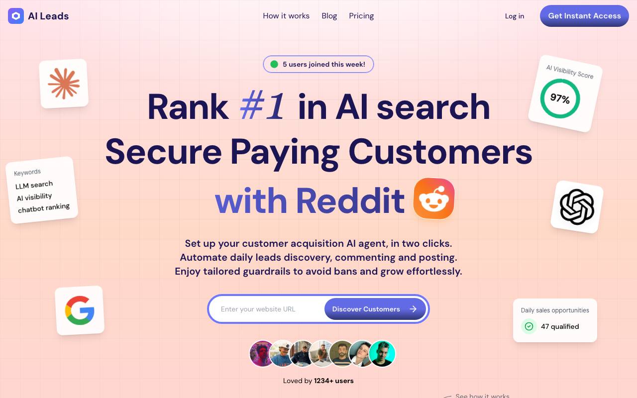 AiLeads screenshot