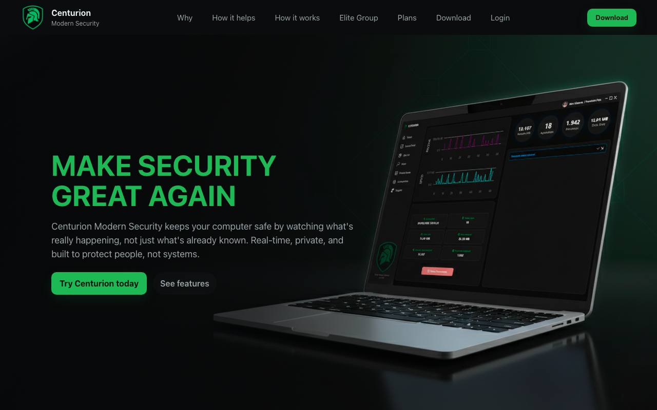 Centurion – Modern Security screenshot