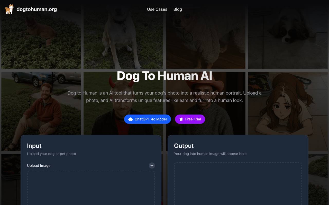 Dog Into Human AI screenshot