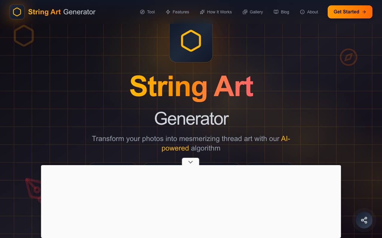 string art generator screenshot