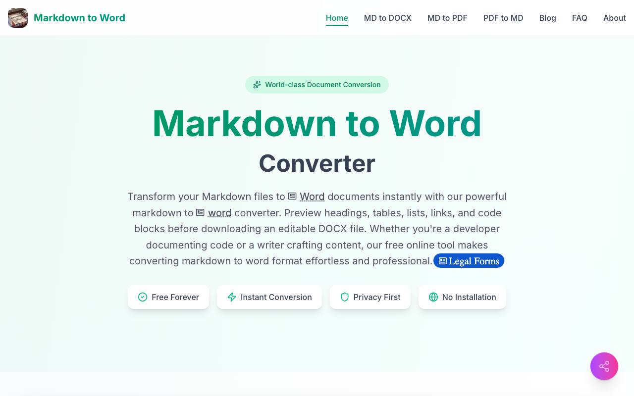 markdown to word screenshot