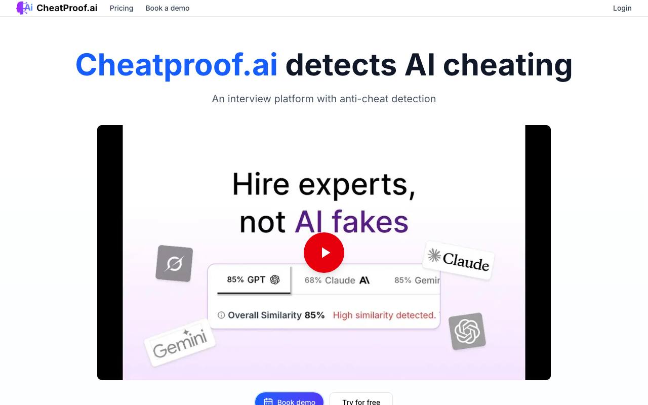 CheatProof.ai screenshot