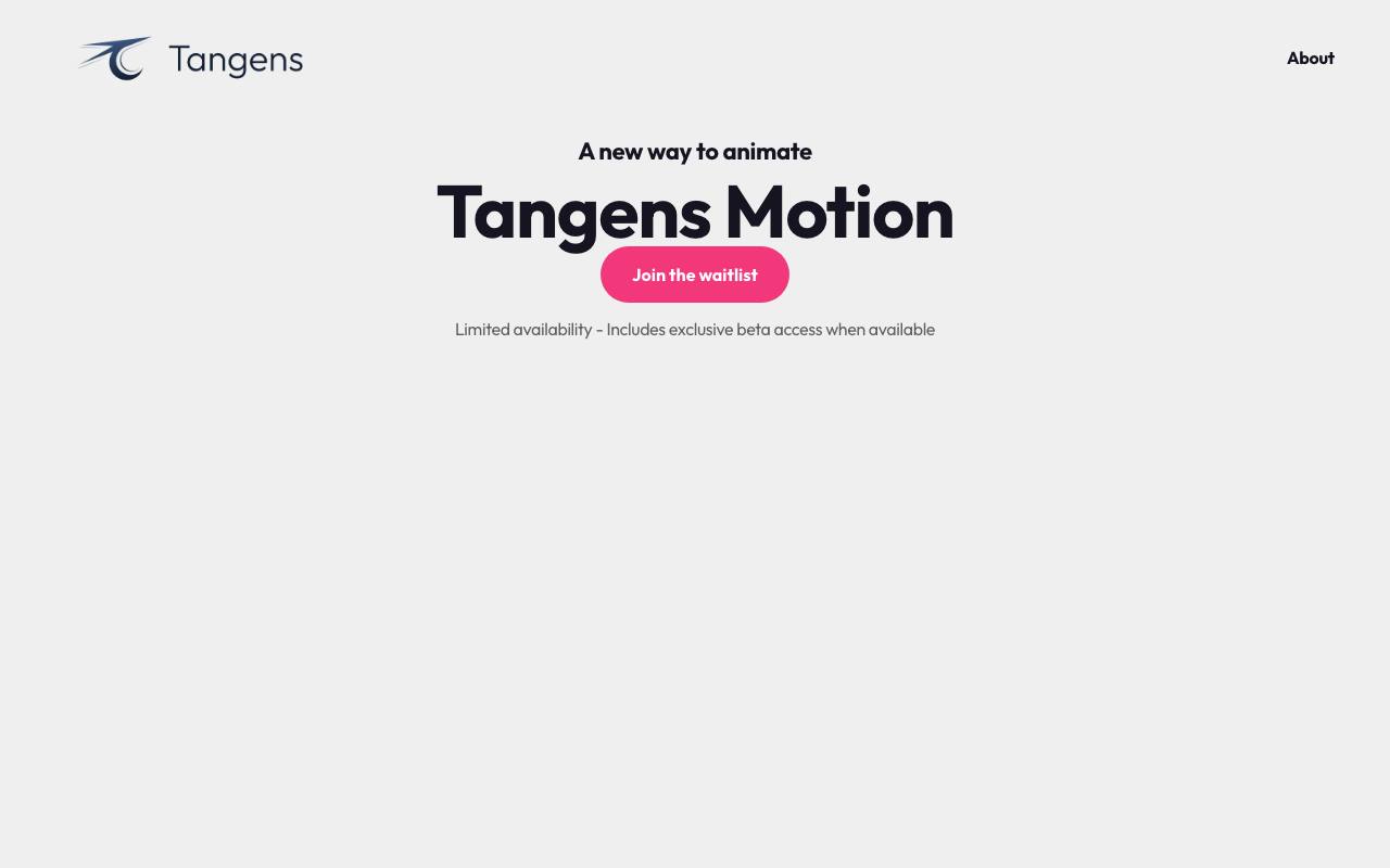 Tangens Inc screenshot