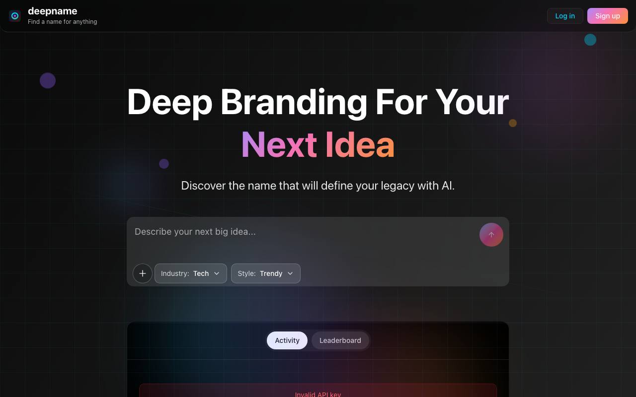 deepname screenshot