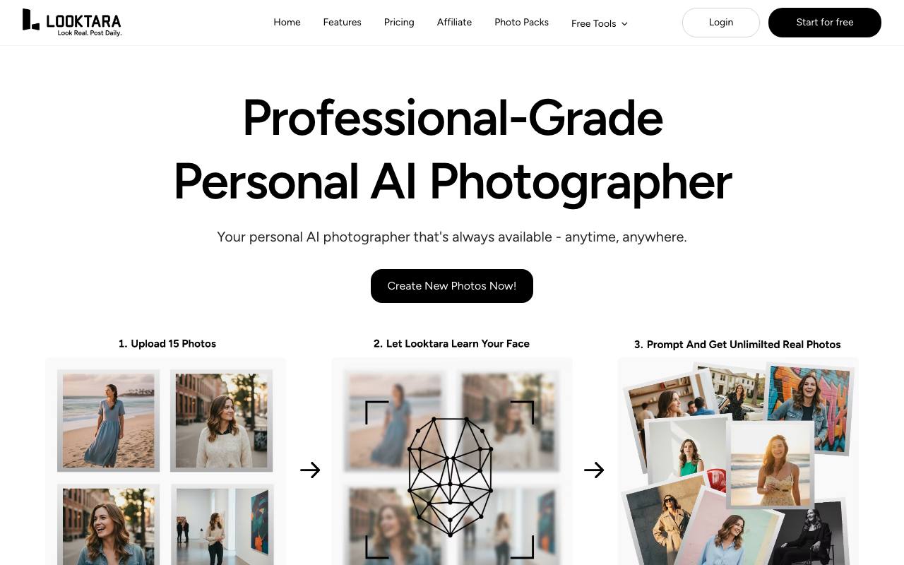 Looktara – AI photographer screenshot
