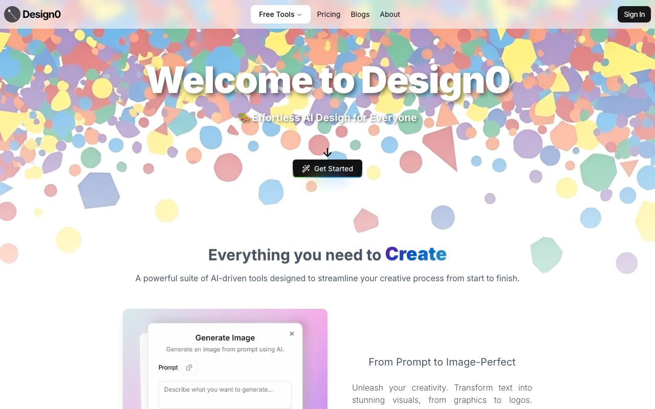 Design0 screenshot