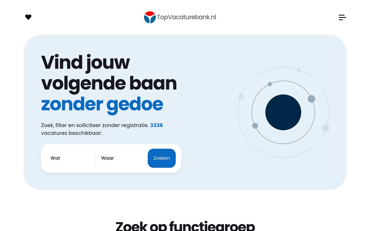 Topvacaturebank screenshot