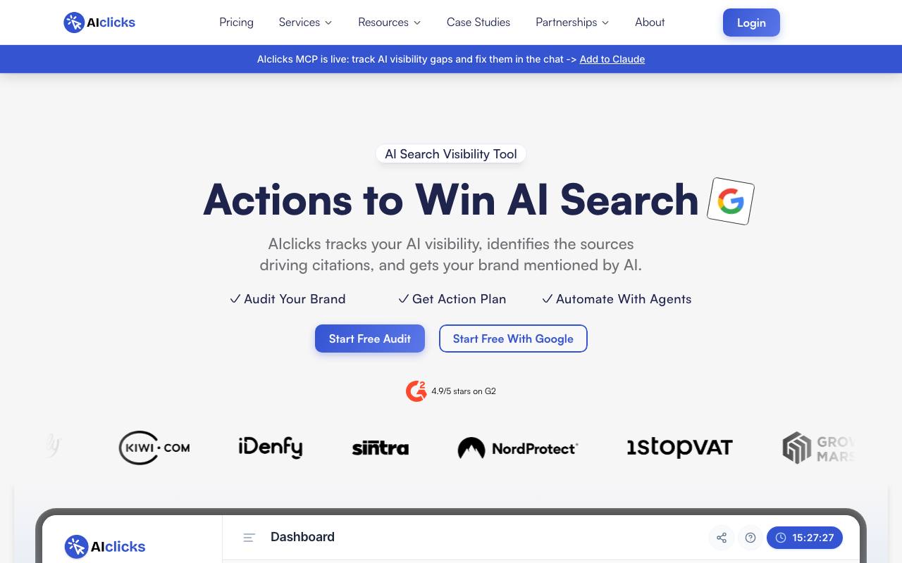 AIclicks screenshot