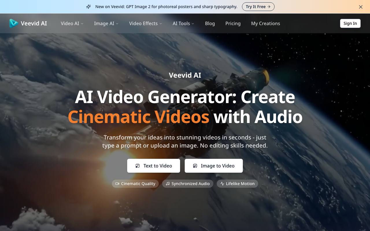 Sora 2 – Fast Cinematic AI Video Generator screenshot