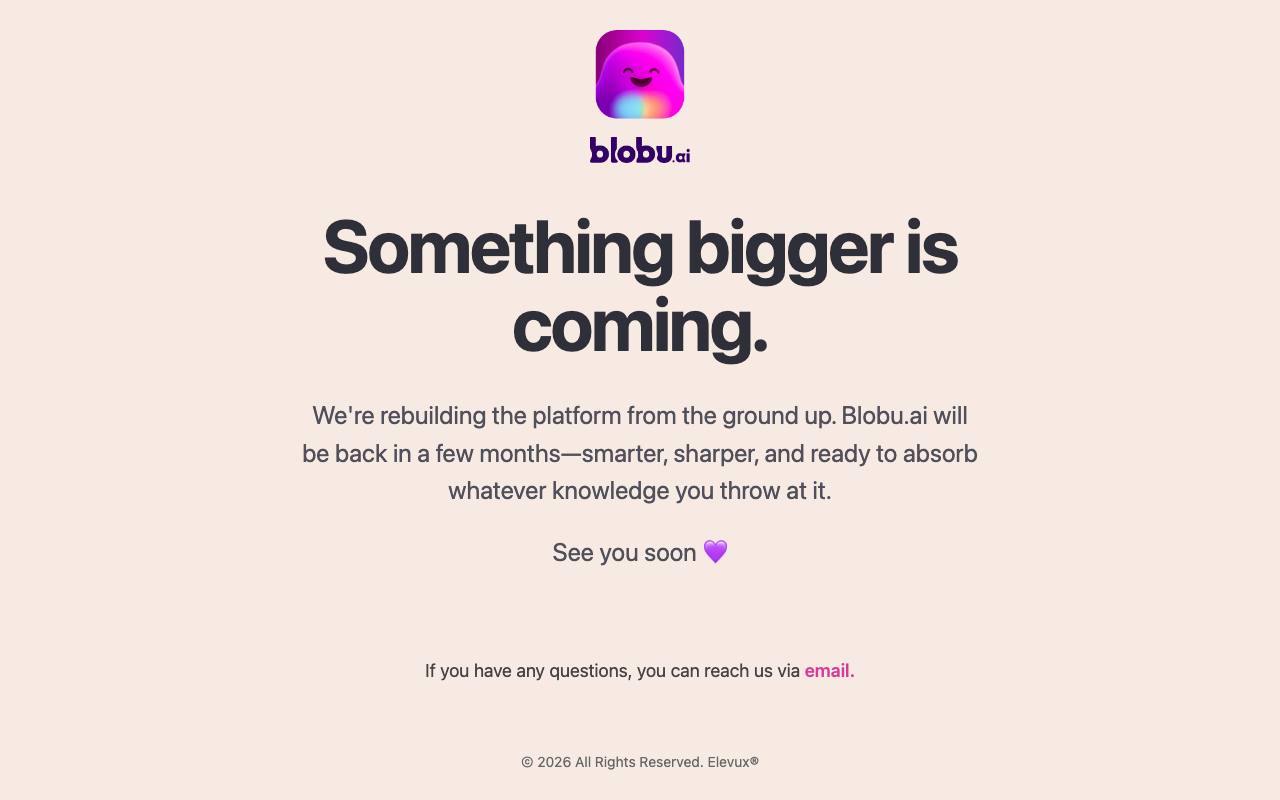 Blobu.ai screenshot