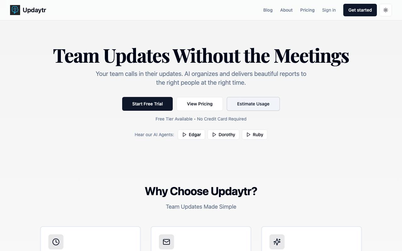 Updaytr screenshot