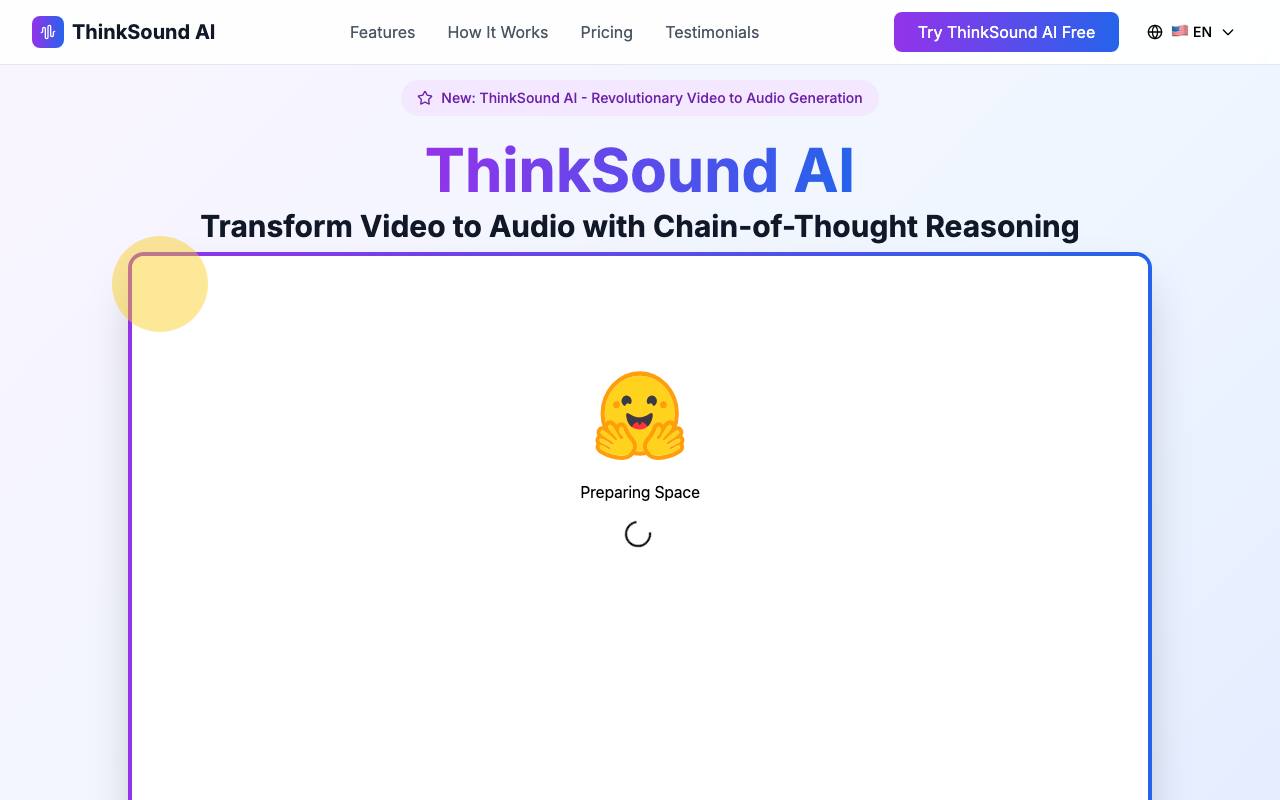 ThinkSound AI screenshot