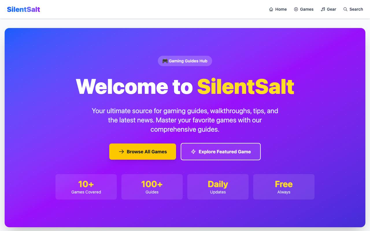 Silent Salt screenshot