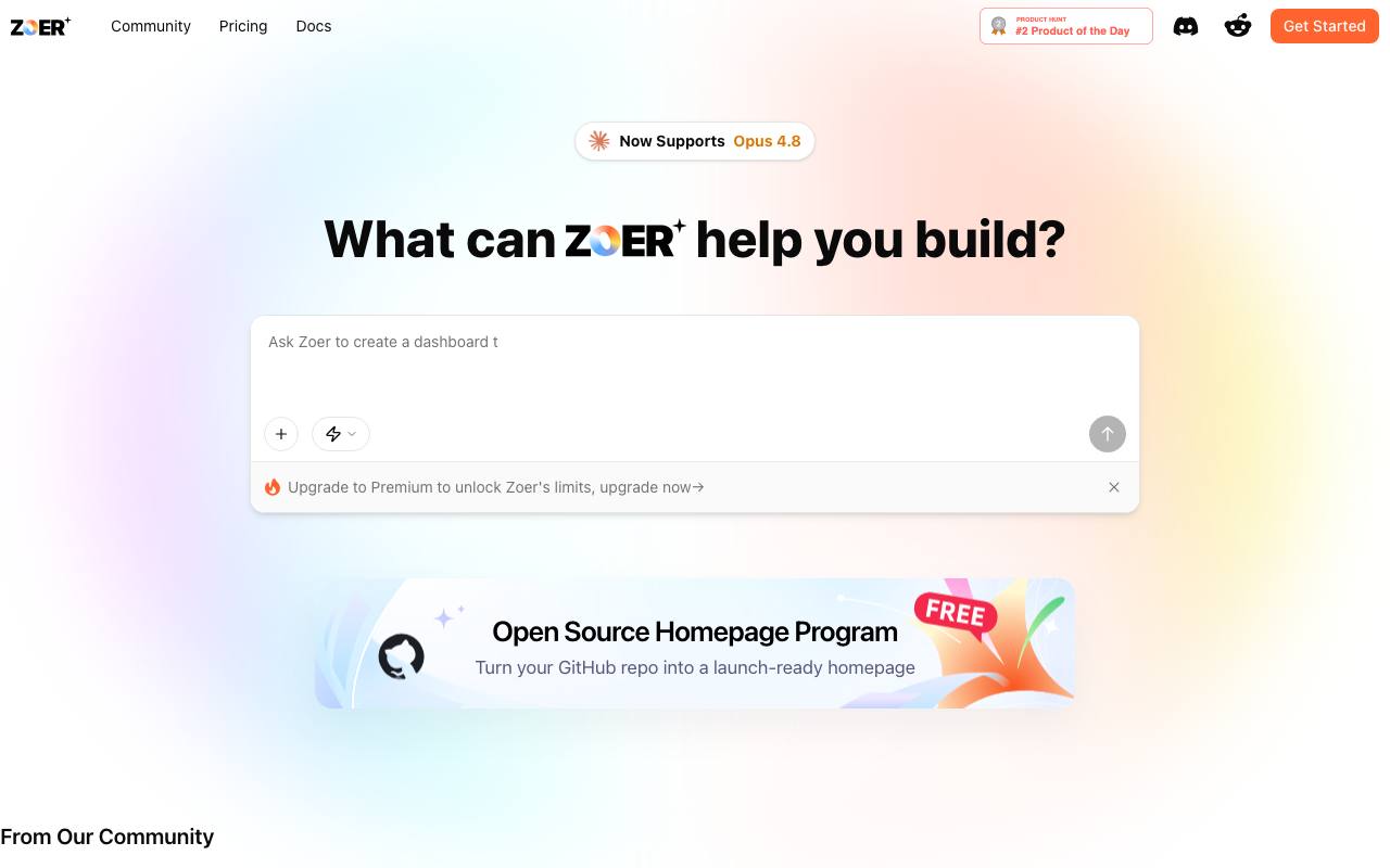 zoer screenshot