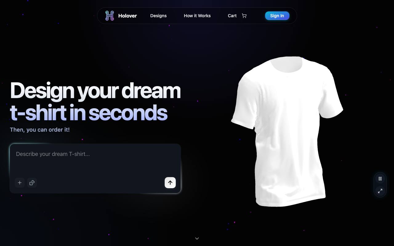 Holover screenshot