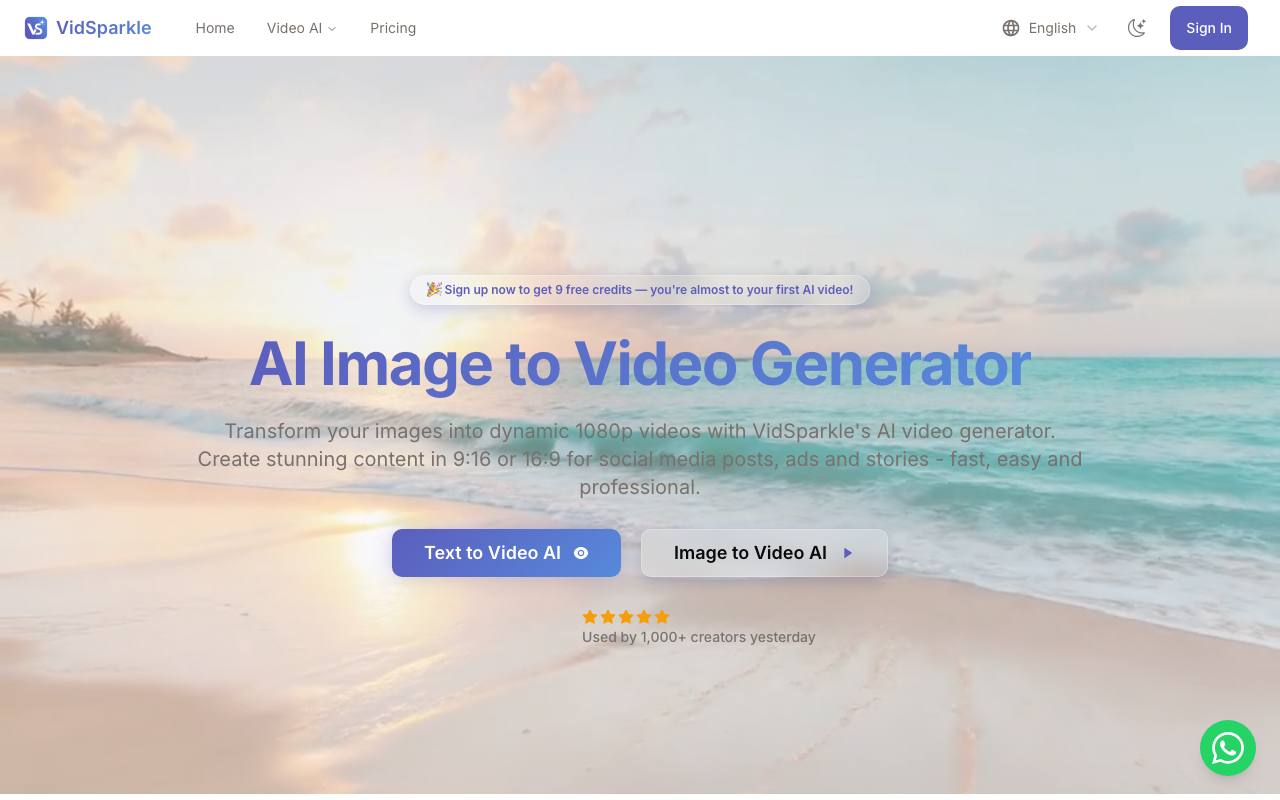 VidSparkle screenshot