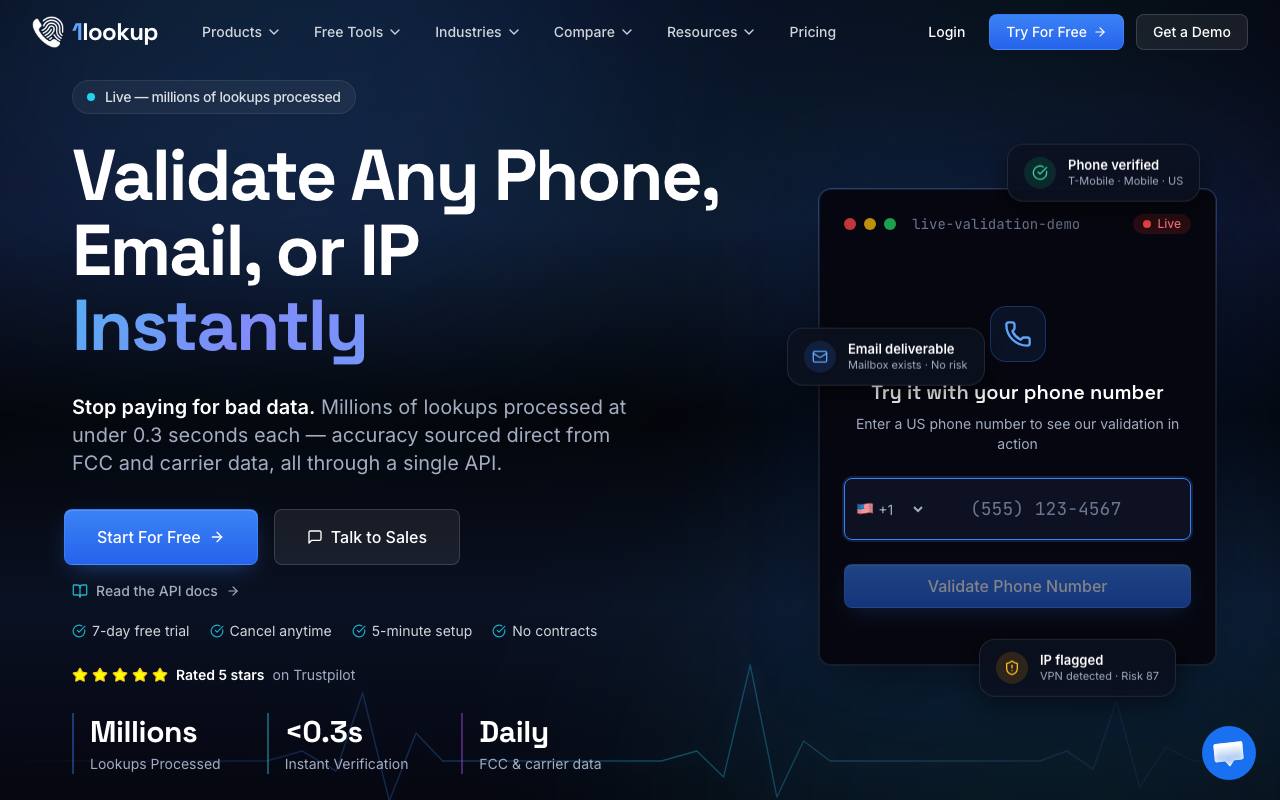 1Lookup screenshot