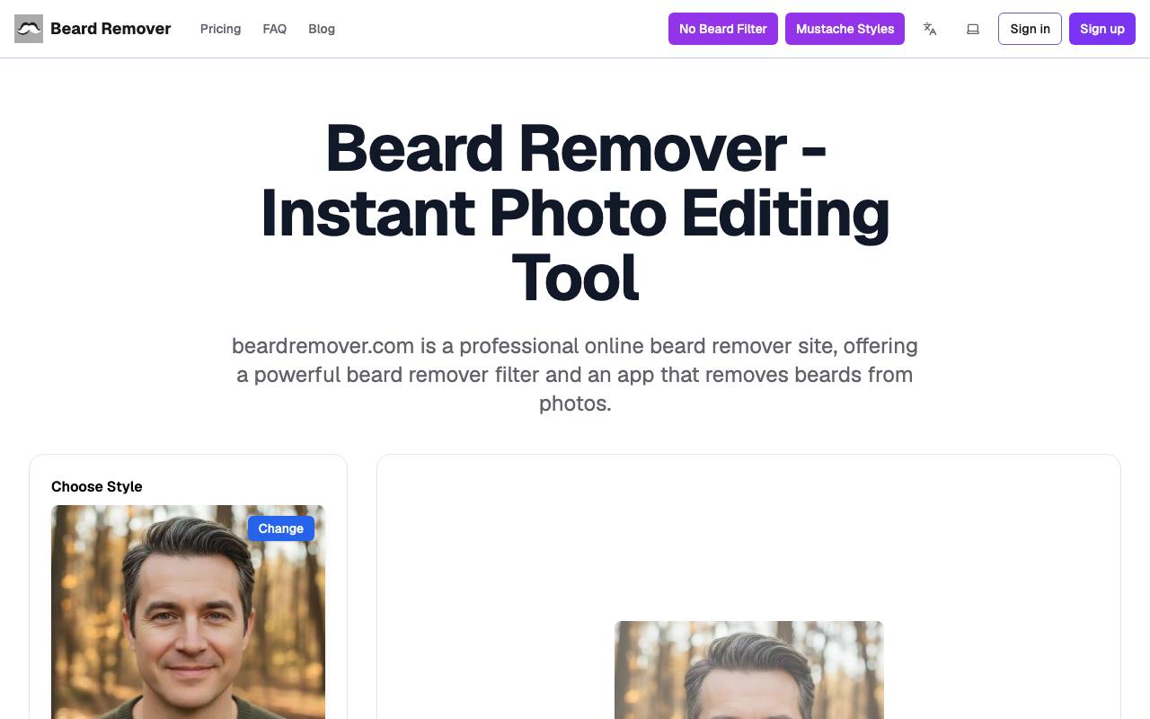 Beard Remover screenshot