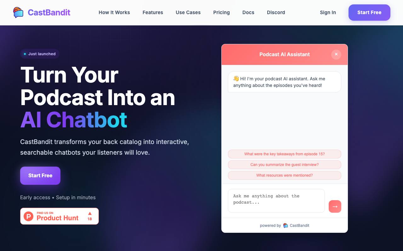 CastBandit screenshot