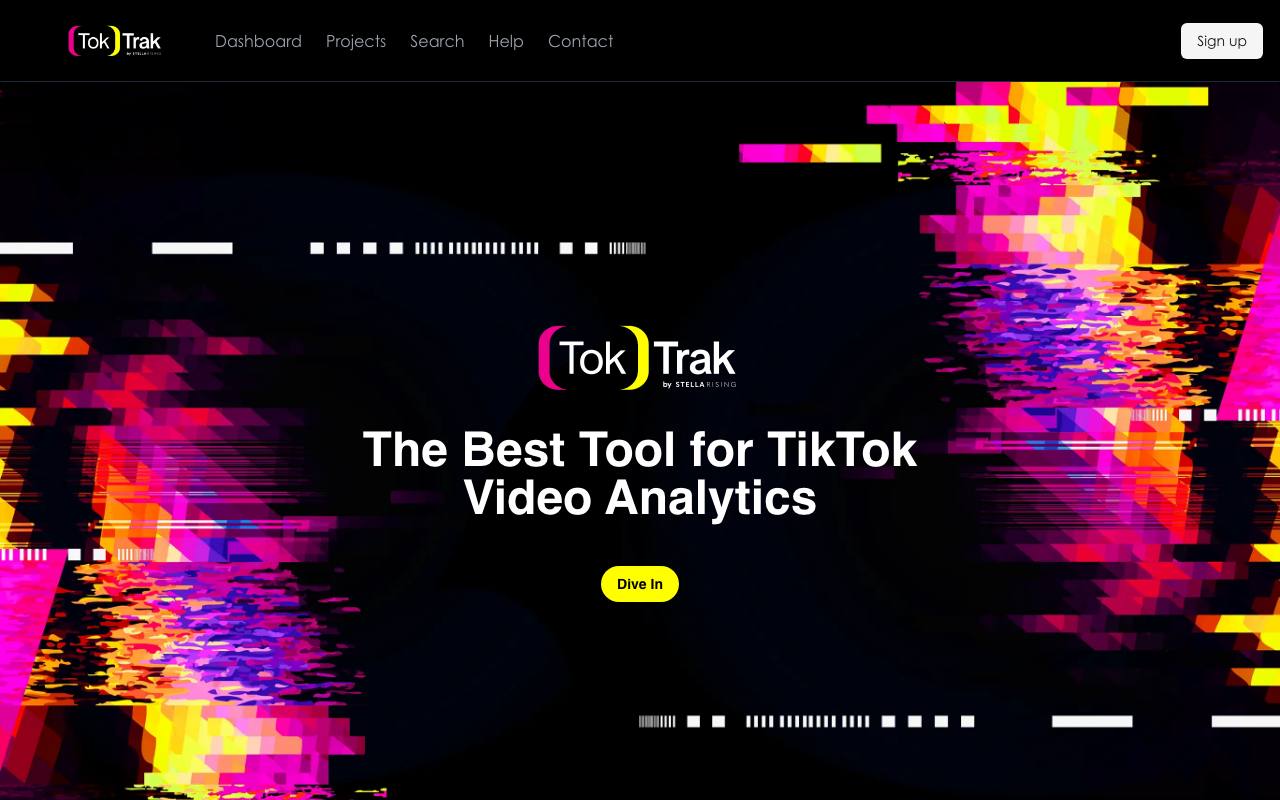TokTrak screenshot