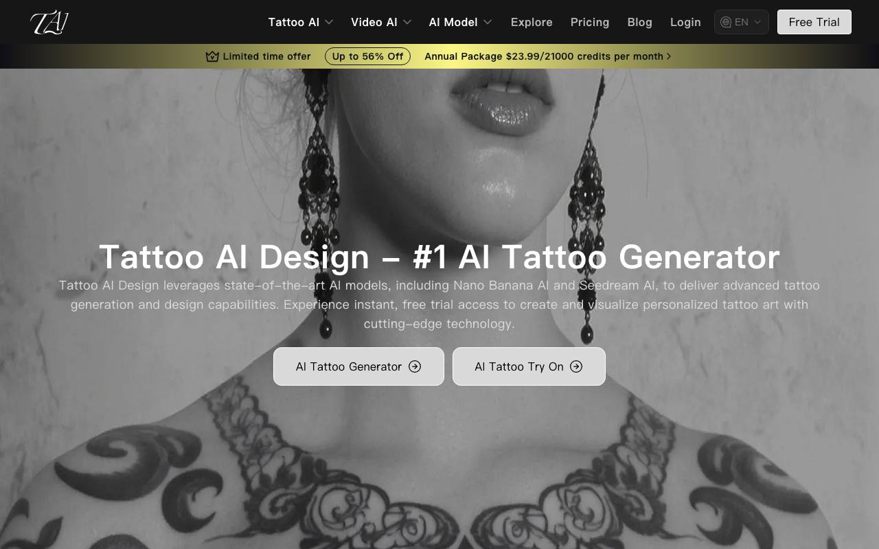 Tattoo AI Design screenshot