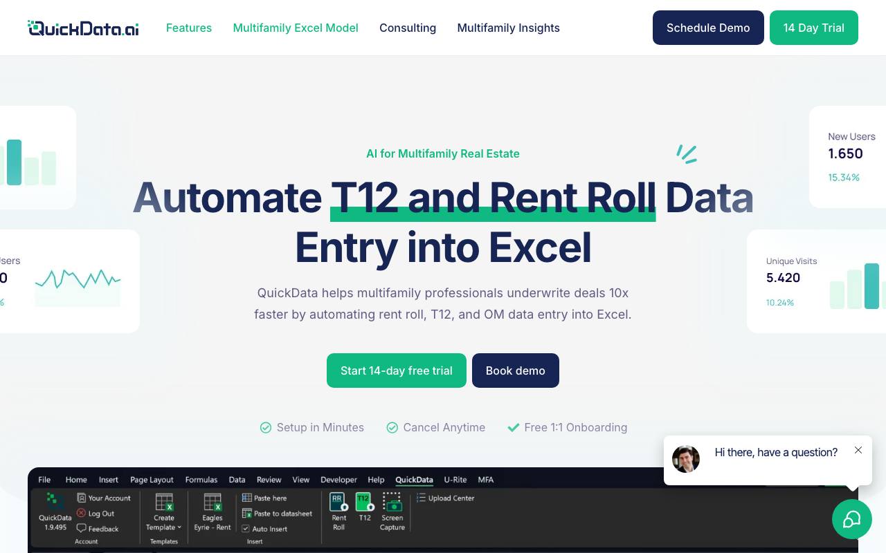 QuickData.ai screenshot