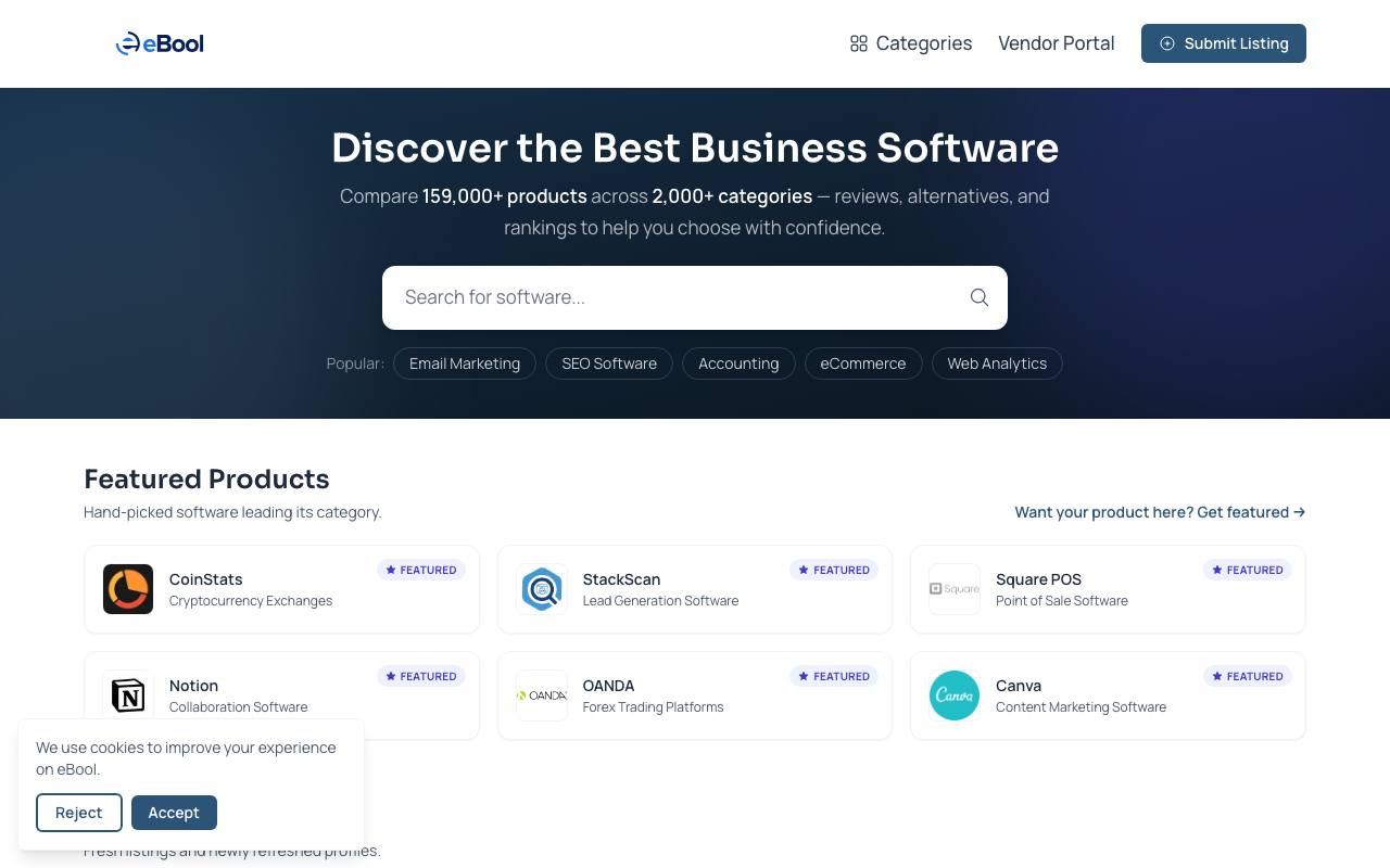 eBool screenshot