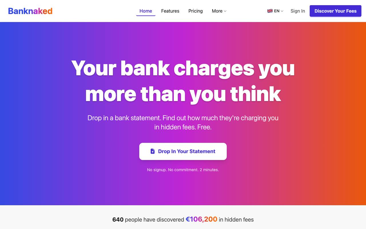 Banknaked screenshot