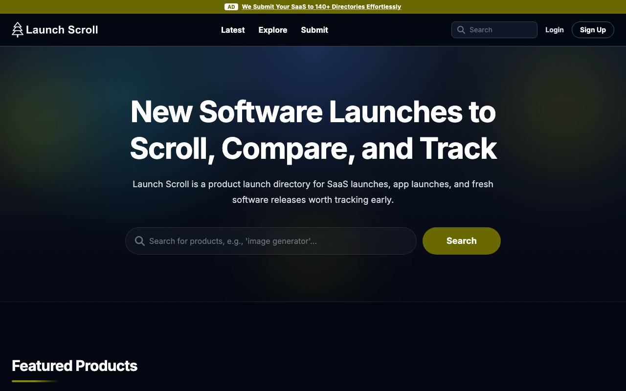 Launch Scroll screenshot