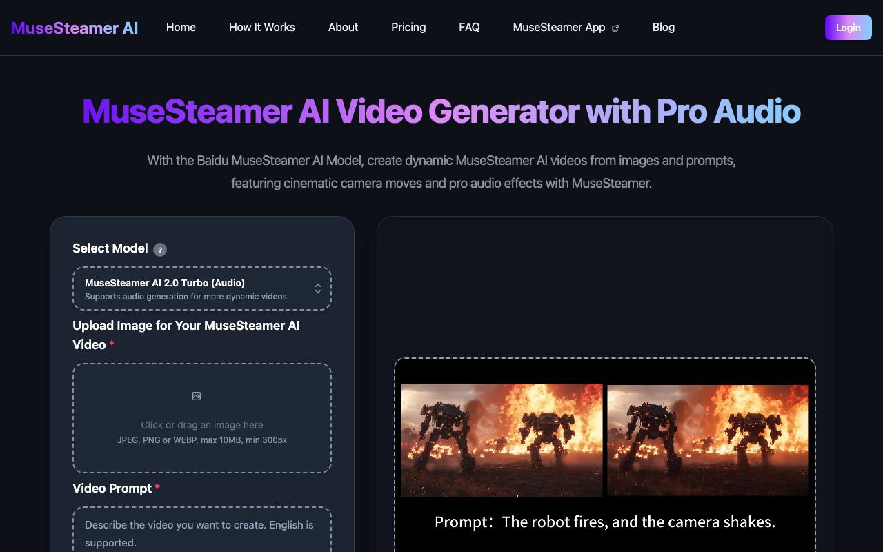 MuseSteamer AI screenshot