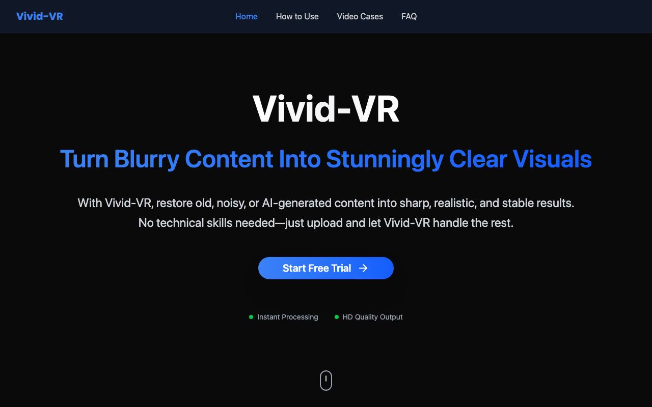 Vivid-VR screenshot