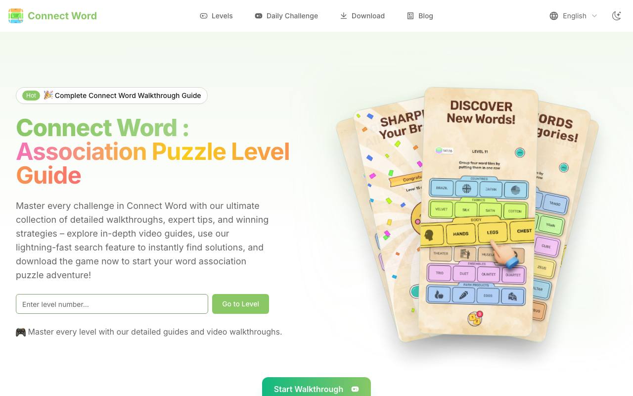 Connect Word screenshot