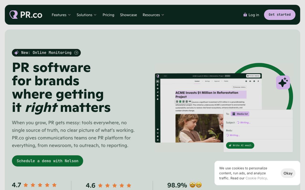 Pr.co screenshot
