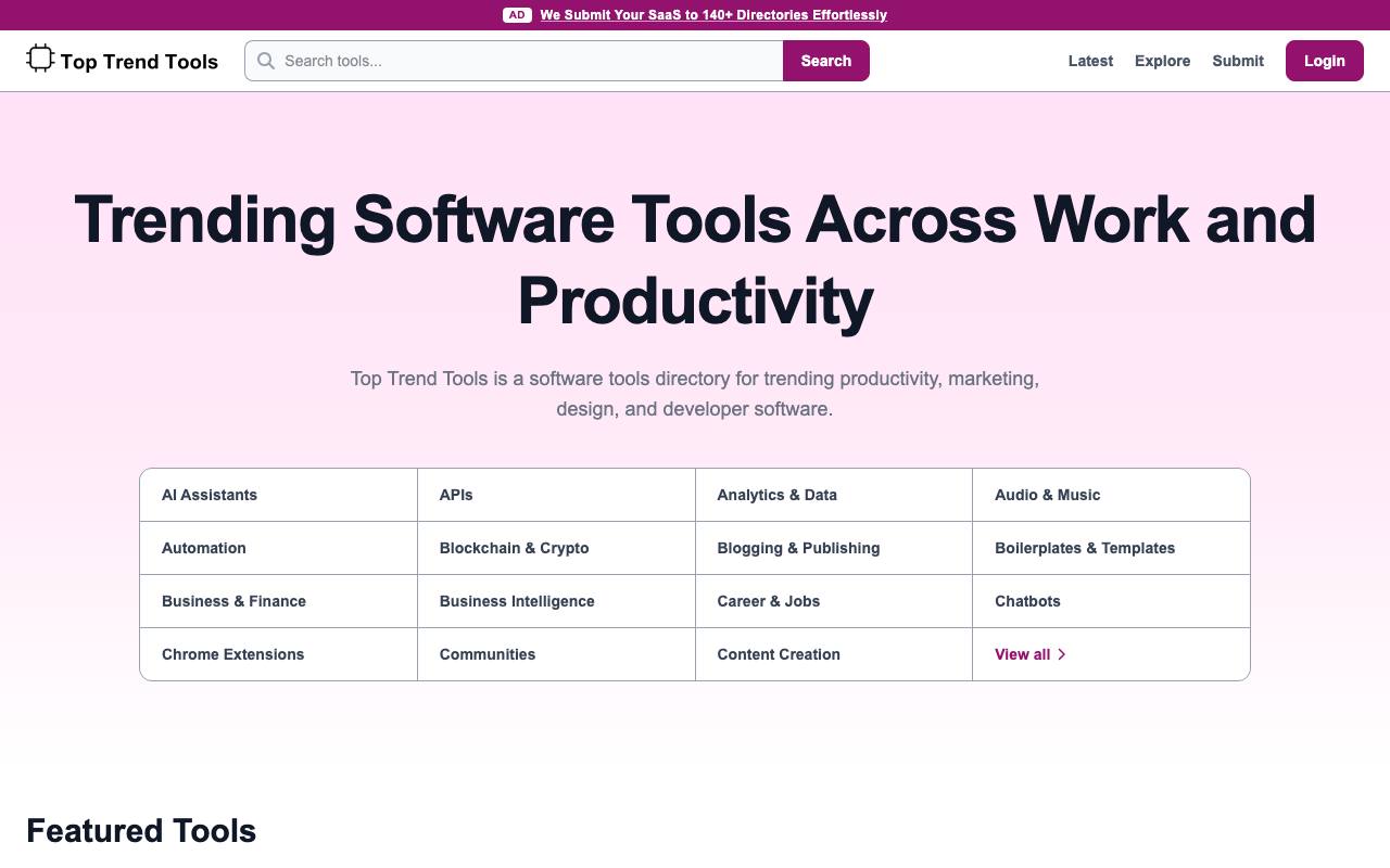 Top Trend Tools screenshot